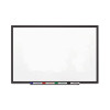 Classic Series Porcelain Magnetic Dry Erase Board, 48" x 36", White Surface, Black Aluminum Frame