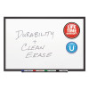 Classic Series Porcelain Magnetic Dry Erase Board, 48" x 36", White Surface, Black Aluminum Frame