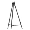 Aluminum Heavy-Duty Display Easel, 38" To 66" Tall, Black, Supports Up To 45 Lb