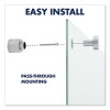 Infinity Magnetic Glass Marker Board, 24" x 18", White Surface