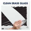 Infinity Magnetic Glass Marker Board, 24" x 18", White Surface