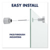 Infinity Magnetic Glass Marker Board, 48" x 36", White Surface
