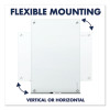 Infinity Magnetic Glass Marker Board, 48" x 36", White Surface