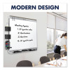 Prestige 2 Duramax Magnetic Porcelain, 72" x 48", White Surface, Black Aluminum/Plastic Frame