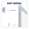 Classic Series Total Erase Dry Erase Boards, 36" x 24", White Surface, Anodized Aluminum Frame