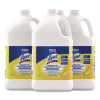 Disinfectant Deodorizing Cleaner Concentrate, Lemon Scent, 128 Oz Bottle, 4/Carton