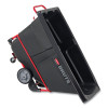 1 Cu Yd Brute Rotomolded Tilt Truck, 2,100 Lb Capacity, Black