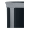 Enhance Series Waste Receptacle, 23 Gal, Metal, Pearl Gray/Umbra Gray