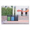 Medium Prelabeled Compost Waste Panels For Tailor And Landmark Series Containers, 20.72" x 0.5" x 27.95", Green, 4/Carton
