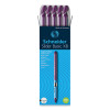 Slider Basic Ballpoint Pen, Stick, Extra-Bold 1.4 Mm, Violet Ink, Violet Barrel, 10/Box