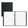 Miraclebind Notebook, 1-Subject, Medium/College Rule, Black Cover, (75) 9.25 x 7.25 Sheets
