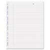 Ruled Paper Refill Sheets For All Miraclebind Notebooks And Planners, 9.25 x 7.25, White/Blue Sheets, Undated, 50/Pack