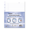 Ruled Paper Refill Sheets For All Miraclebind Notebooks And Planners, 9.25 x 7.25, White/Blue Sheets, Undated, 50/Pack