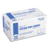 Steam Pan Liners For 1/2-Size Pans, Includes Twist-Ties, 17" x 23.5", Clear, 250/Carton