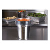 Steam Pan Liners For 1/2-Size Pans, Includes Twist-Ties, 17" x 23.5", Clear, 250/Carton