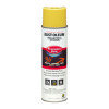 Industrial Choice Precision Line Marking Paint, Flat High-Visibility Yellow, 17 Oz Aerosol Can, 12/Carton