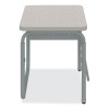 Alphabetter 2.0 Height-Adjustable Student Desk With Pendulum Bar And Book Box, 27.75" x 19.75" x 22" To 30", Pebble Gray