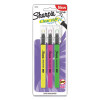 Clearview Pen-Style Highlighter, Assorted Ink Colors, Chisel Tip, Assorted Barrel Colors, 3/Pack