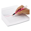 Clearview Pen-Style Highlighter, Assorted Ink Colors, Chisel Tip, Assorted Barrel Colors, 3/Pack