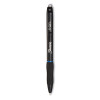 S-Gel High-Performance Gel Pen, Retractable, Bold 1 Mm, Blue Ink, Black Barrel, 36/Pack