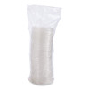 Pete Flat Straw-Slot Cold Cup Lids, Fits 28 Oz To 32 Oz Cold Cups, Plastic, Clear, 600/Carton