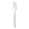 Impress Heavyweight Full-Length Polystyrene Cutlery, Fork, Plastic, White, 100/Box, 10 Boxes/Carton