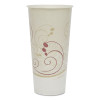 Symphony Treated-Paper Cold Cups, 22 Oz, White/Beige/Red, 50/Bag, 20 Bags/Carton