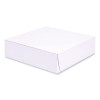 Bakery Boxes, Standard, 9 X 9 X 2.5, White, Paper, 250/Carton