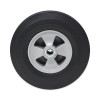 Tilt Truck Wheels, 340 Lb Weight Capacity (170 Lb Per Wheel), 10" Wheel, Black, 2/Set