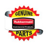 Replacement Plate Casters, (2) Rigid Mount Plate, (2) Swivel Mount Plate, 5" Soft Rubber Wheel, Gray, 4/Set