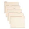Indexed File Folder Sets, 1/5-Cut Prelabeled Tabs: 1 To 31, Letter Size, 0.75" Expansion, Manila, 31/Set