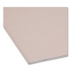 Reinforced Top Tab Colored File Folders, 1/3-Cut Tabs: Assorted, Letter Size, 0.75" Expansion, Gray, 100/Box