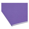 Reinforced Top Tab Colored File Folders, 1/3-Cut Tabs: Assorted, Letter Size, 0.75" Expansion, Purple, 100/Box