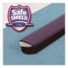 Six-Section Pressboard Top Tab Classification Folders, Six Safeshield Fasteners, 2 Dividers, Letter Size, Blue, 10/Box