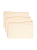 Manila File Folders, 1/3-Cut Tabs: Assorted, Legal Size, 0.75" Expansion, Manila, 100/Box