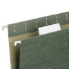 Poly Index Tabs And Inserts For Hanging File Folders, 1/5-Cut, White/Clear, 2.25" Wide, 25/Pack