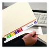Color-Coded Smartstrip Refill Label Forms, Laser Printer, Assorted, 1.5 X 7.5, White, 250/Pack