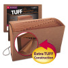 Tuff Expanding Wallet, 31 Sections, Elastic Cord Closure, 1/15-Cut Tabs, Legal Size, Redrope
