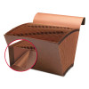 Tuff Expanding Wallet, 31 Sections, Elastic Cord Closure, 1/15-Cut Tabs, Legal Size, Redrope