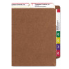 Heavy-Duty Redrope End Tab Tuff Pockets, 7" Expansion, Legal Size, Redrope, 5/Box