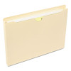 Manila File Jackets, 2-Ply Straight Tab, Letter-Size, Manila, 50/Box