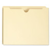 Manila File Jackets, 2-Ply Straight Tab, Letter-Size, Manila, 50/Box