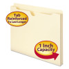 Manila File Jackets, 2-Ply Straight Tab, Letter-Size, Manila, 50/Box