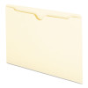 Manila File Jackets, 2-Ply Straight Tab, Legal Size, Manila, 100/Box