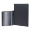 Prong Fastener Pressboard Report Cover, Two-Piece Prong Fastener, 3" Capacity, 11 X 17, Black/Black