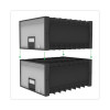 Archive Storage Drawers With Key Lock, Legal Files, 18.25" X 24" X 11.5", Black/Gray