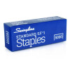S.F. 1 Standard Staples, 0.25" Leg, 0.5" Crown, Steel, 5000/Box