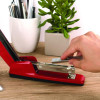 747 Business Full Strip Desk Stapler, 30-Sheet Capacity, Rio Red