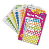 Superspots And Supershapes Sticker Variety Packs, Neon Smiles, Assorted Colors, 2,500/Pack