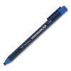 Wax-Based Marking Pencil, Twist-Advance, 4.4 Mm, Blue Marks, Navy Blue Barrel, 10/Box